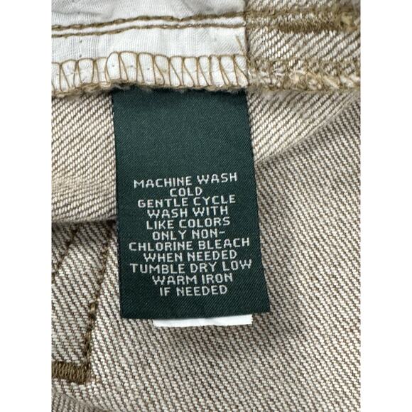 LRL Lauren Jeans Co Ralph Lauren Women's 10 Brown (Fits 34x29) Classic Straight - Picture 6 of 8